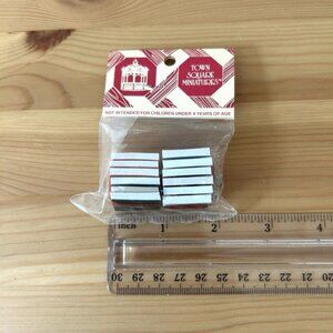 The Town Square Miniatures dollhouse books  vintage 1:12